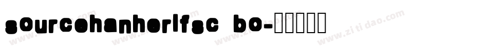 sourcehanherifsc bo字体转换